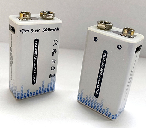 9ボルト角形リチウムイオン電池